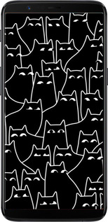 Силиконовый чехол С изображением кошек для OnePlus 5T - 6470u-1352 изображение 