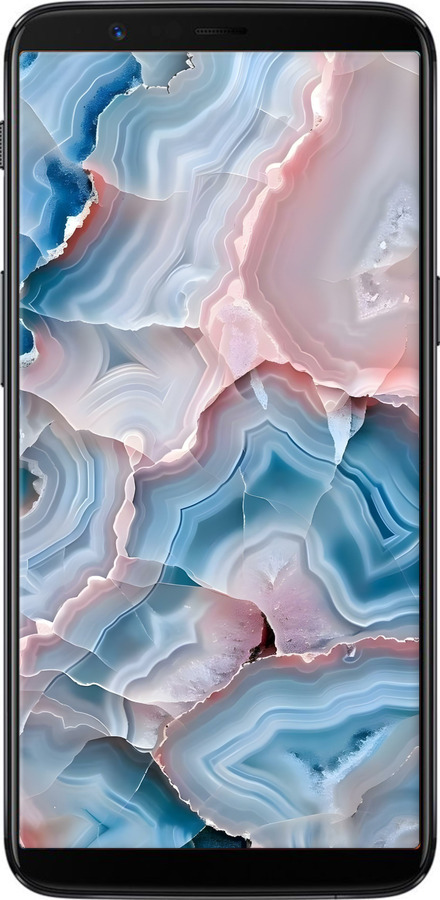 Силиконовый чехол Мрамор для OnePlus 5T - 6306u-1352 изображение 