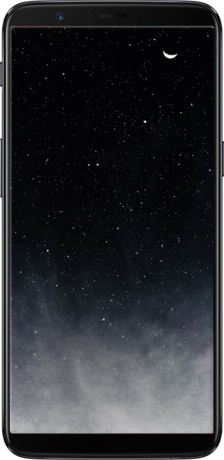Силіконовий чехол Голубые облака, Голубая луна для OnePlus 5T - 6396u-1352 изображение 