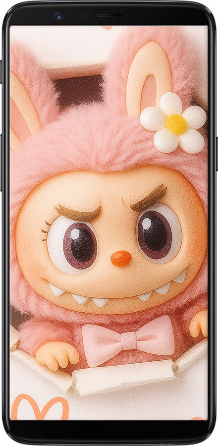 Силіконовий чехол Лабубу 2 для OnePlus 5T - 6710u-1352 изображение 