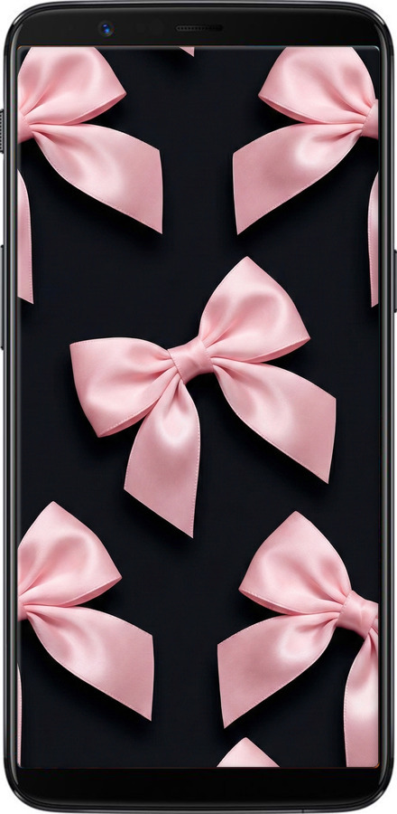 Силиконовый чехол Coquette Ribbons Dark Coquette для OnePlus 5T - 6767u-1352 изображение 