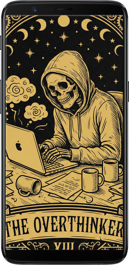 Силиконовый чехол The Overthinker для OnePlus 5T - 6774u-1352 изображение 