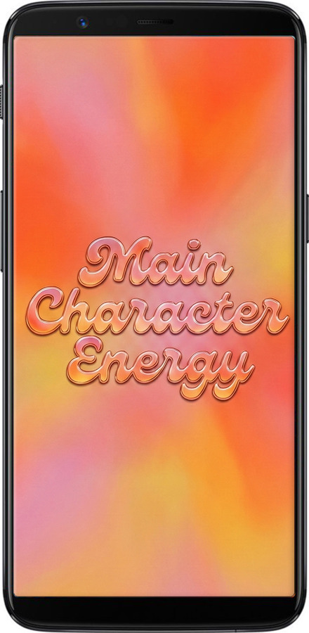 Силиконовый чехол Aura Gradient Main Character Energy Aesthetic Y2K для OnePlus 5T - 6783u-1352 изображение 
