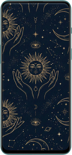 TPU чехол Celestial Harmony: Sun & Moon Gold Mystic Pattern для OnePlus Nord 2 - 6778b-2468 изображение 