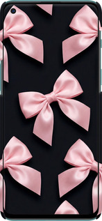 3D пластиковый матовый чехол Coquette Ribbons Dark Coquette для OnePlus Nord 2 - 6767m-2468 изображение 