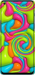 3D пластиковый матовый чехол Y2K Jelly Dream для OnePlus Nord 2 - 6780m-2468 изображение 