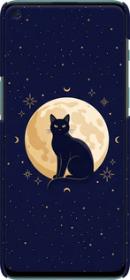 3D пластиковый матовый чехол Cute Cat Celestial/Witchy для OnePlus Nord 2 - 6787m-2468 изображение 