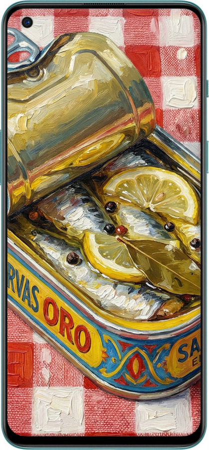 Силиконовый чехол Vintage Sardine Tin Phone для OnePlus Nord 2 - 6772u-2468 изображение 