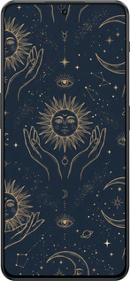 Силиконовый чехол Celestial Harmony: Sun & Moon Gold Mystic Pattern для OnePlus Nord 3 - 6778u-3416 изображение 