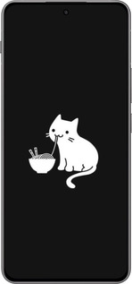 Силіконовий чехол Милий кіт на чорному фоні для OnePlus Nord 4 5G - 6528u-3790 изображение 