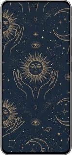 Силіконовий чехол Celestial Harmony: Sun & Moon Gold Mystic Pattern для OnePlus Nord 4 5G - 6778u-3790 изображение 