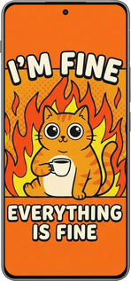 Силіконовий чехол Funny Cat для OnePlus Nord 4 5G - 6786u-3790 изображение 