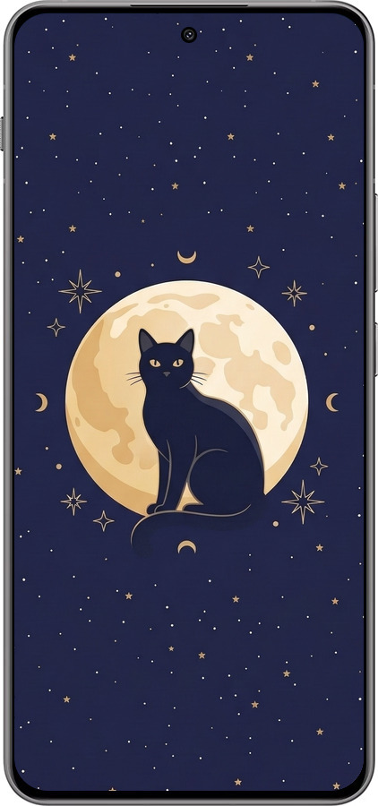 Силіконовий чехол Cute Cat Celestial/Witchy для OnePlus Nord 4 5G - 6787u-3790 изображение 