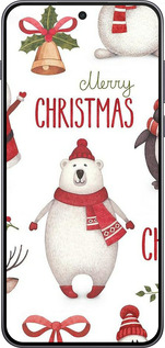 Силіконовий чехол Merry Christmas для OnePlus Nord 5 5G - 4106u-4133 изображение 