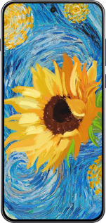 Силиконовый чехол Цветы желто-голубые для OnePlus Nord 5 5G - 5308u-4133 изображение 