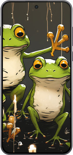 Силиконовый чехол Жабки 2 для OnePlus Nord 5 5G - 5657u-4133 изображение 