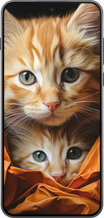 Силиконовый чехол Котики 2 для OnePlus Nord 5 5G - 5664u-4133 изображение 