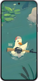 Силиконовый чехол Уточка с автоматом для OnePlus Nord 5 5G - 6356u-4133 изображение 