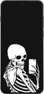 Силиконовый чехол Скелет делает Selfie для OnePlus Nord 5 5G - 6535u-4133 изображение 