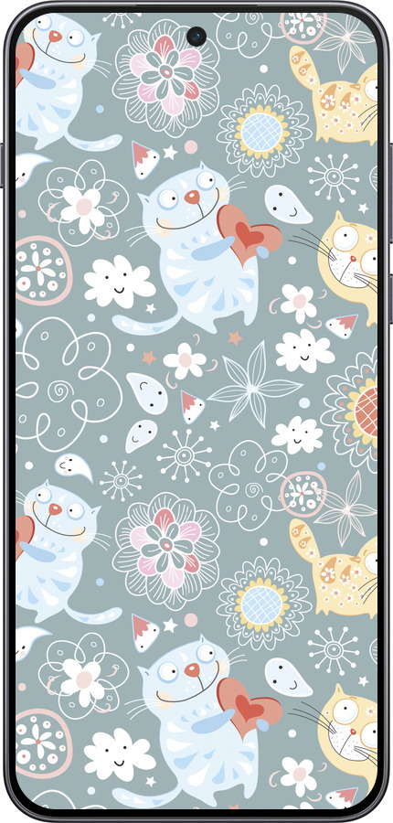 Силиконовый чехол Котята v3 для OnePlus Nord 5 5G - 1223u-4133 изображение 