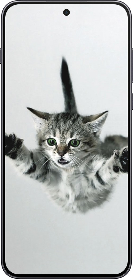 Силиконовый чехол Летящий котёнок для OnePlus Nord 5 5G - 2322u-4133 изображение 