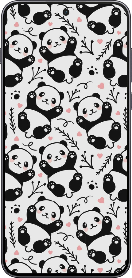 Силиконовый чехол Панды для OnePlus Nord 5 5G - 4318u-4133 изображение 