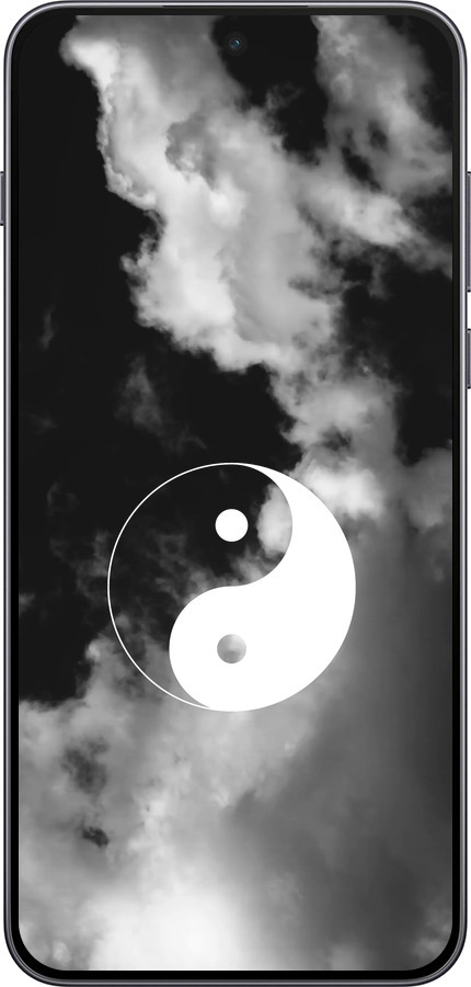 Силиконовый чехол Инь и Янь для OnePlus Nord 5 5G - 4389u-4133 изображение 