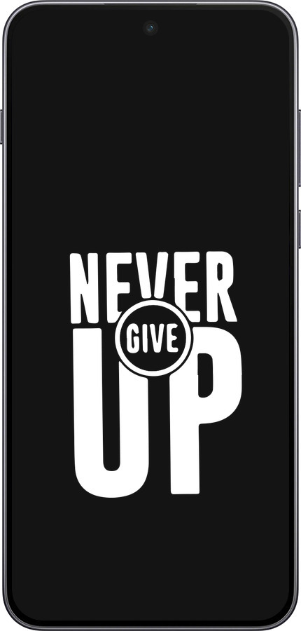 Силиконовый чехол Никогда не сдавайся для OnePlus Nord 5 5G - 4572u-4133 изображение 