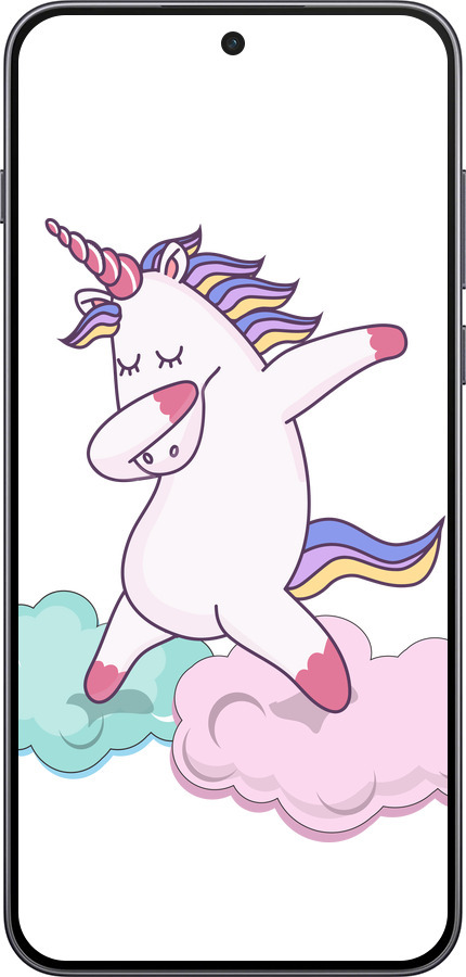 Силиконовый чехол Единорог для OnePlus Nord 5 5G - 4702u-4133 изображение 