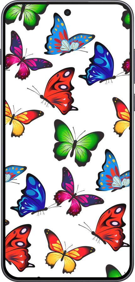 Силиконовый чехол Красочные мотыльки для OnePlus Nord 5 5G - 4761u-4133 изображение 