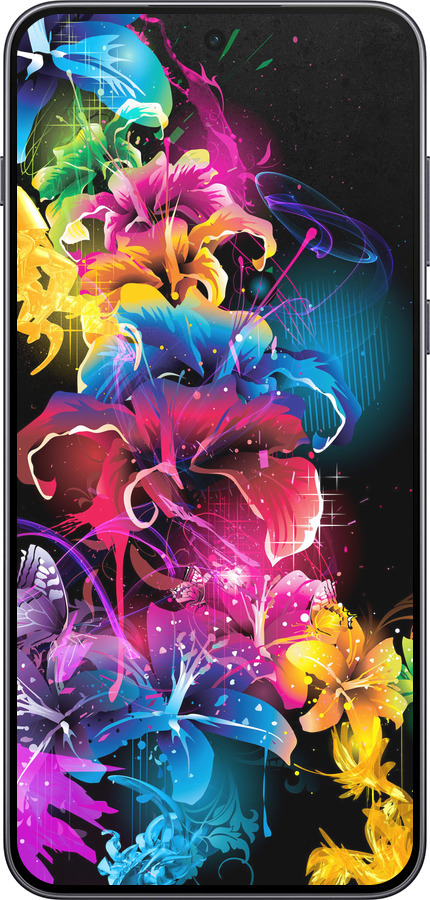 Силиконовый чехол Абстрактные цветы для OnePlus Nord 5 5G - 511u-4133 изображение 