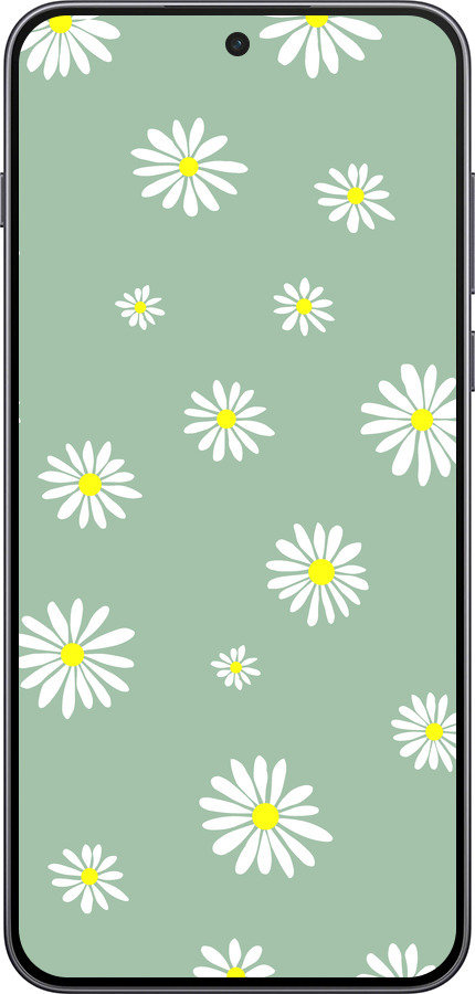 Силиконовый чехол Ромашки v4 для OnePlus Nord 5 5G - 5603u-4133 изображение 