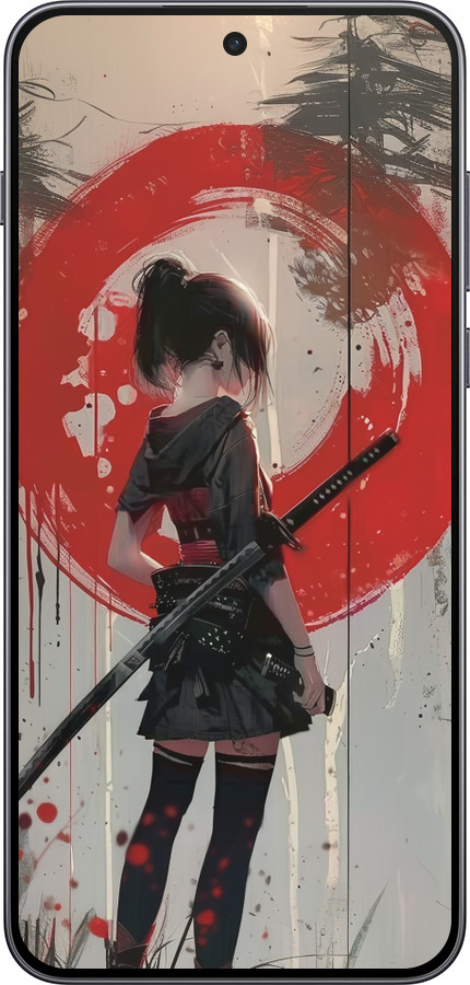 Силиконовый чехол Сумерки воина: Танец с катаной для OnePlus Nord 5 5G - 6123u-4133 изображение 