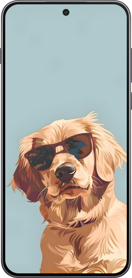 Силиконовый чехол Пес в очках для OnePlus Nord 5 5G - 6381u-4133 изображение 