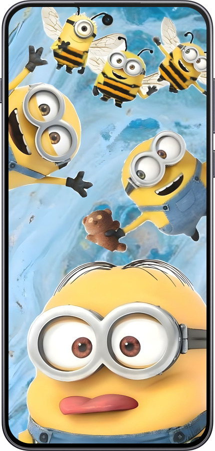 Силиконовый чехол Миньоны для OnePlus Nord 5 5G - 6386u-4133 изображение 