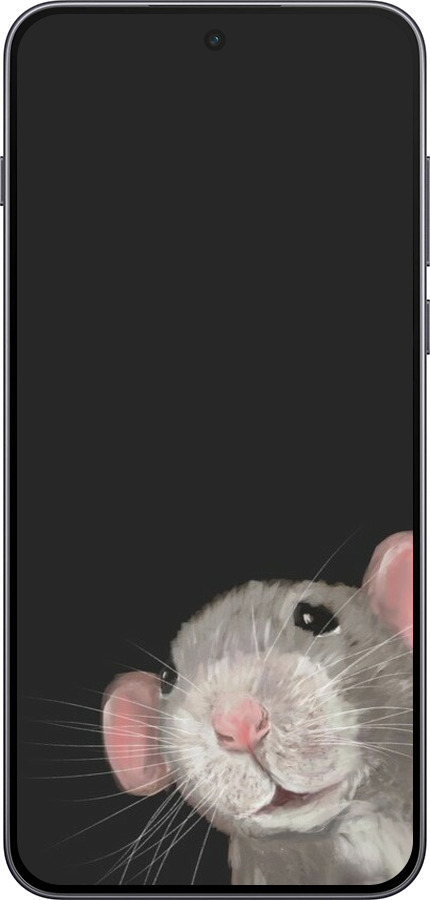 Силиконовый чехол The Peeking Rat для OnePlus Nord 5 5G - 6442u-4133 изображение 