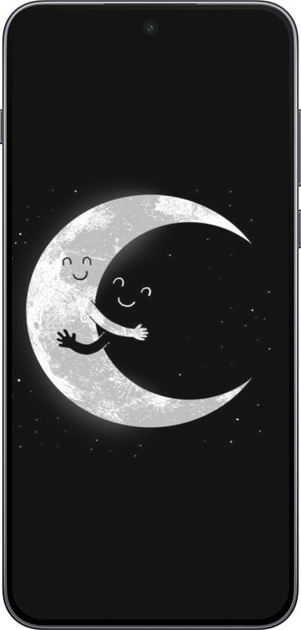 Силиконовый чехол Лунные объятия для OnePlus Nord 5 5G - 6508u-4133 изображение 