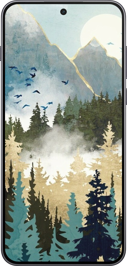 Силіконовий чехол Із зображенням лісового пейзажу для OnePlus Nord 5 5G - 6548u-4133 изображение 