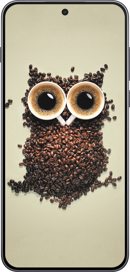 Силиконовый чехол Сова из кофе для OnePlus Nord 5 5G - 777u-4133 изображение 