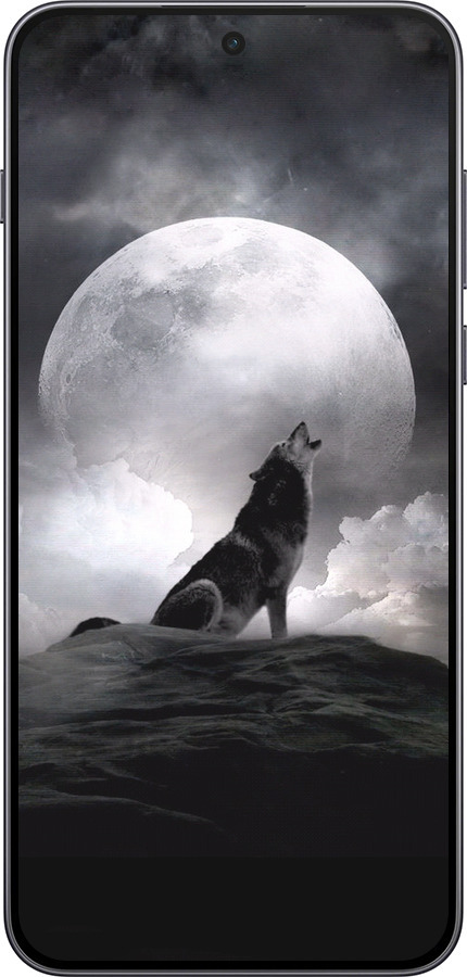 Силиконовый чехол Воющий волк для OnePlus Nord 5 5G - 934u-4133 изображение 