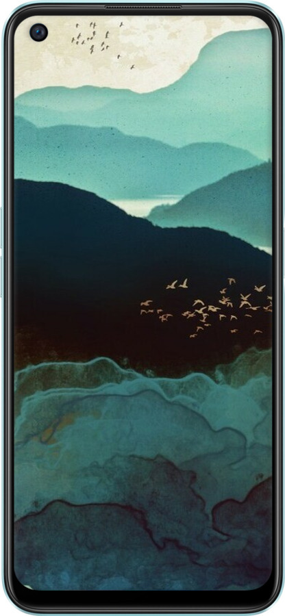 TPU чехол Із зображенням гір Індіго для OnePlus Nord CE 2 Lite - 6484b-2684 изображение 
