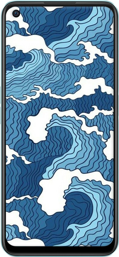 TPU чехол Абстрактный рисунок морских волн для OnePlus Nord CE 2 Lite - 6538b-2684 изображение 