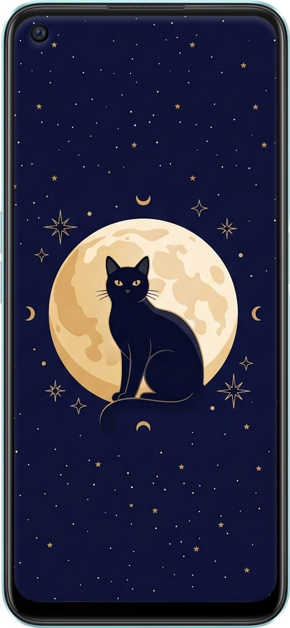 TPU чехол Cute Cat Celestial/Witchy для OnePlus Nord CE 2 Lite - 6787b-2684 изображение 