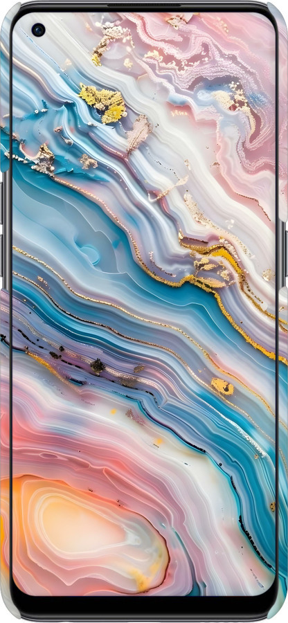 3D пластиковый матовый чехол Мрамор красивый для OnePlus Nord CE 2 - 6376m-2589 изображение 