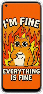 Силикон с усиленными углами чехол Funny Cat для OnePlus Nord CE 2 - 6786sp-2589 изображение 