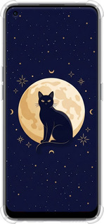 Силикон с усиленными углами чехол Cute Cat Celestial/Witchy для OnePlus Nord CE 2 - 6787sp-2589 изображение 