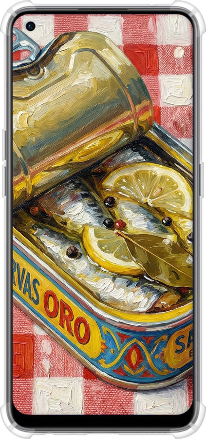Силикон с усиленными углами чехол Vintage Sardine Tin Phone для OnePlus Nord CE 2 - 6772sp-2589 изображение 