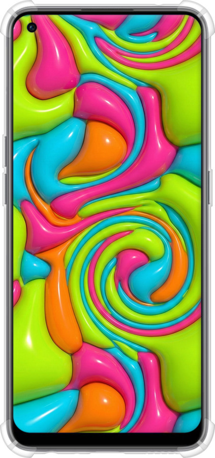 Силіконовий протиударний с посиленими кутами чехол Y2K Jelly Dream для OnePlus Nord CE 2 - 6780sp-2589 изображение 