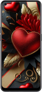 Силіконовий чехол Сердечки v2 для OnePlus Nord CE 2 - 5832u-2589 изображение 