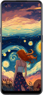 Силиконовый чехол Девушка Арт для OnePlus Nord CE 2 - 6325u-2589 изображение 